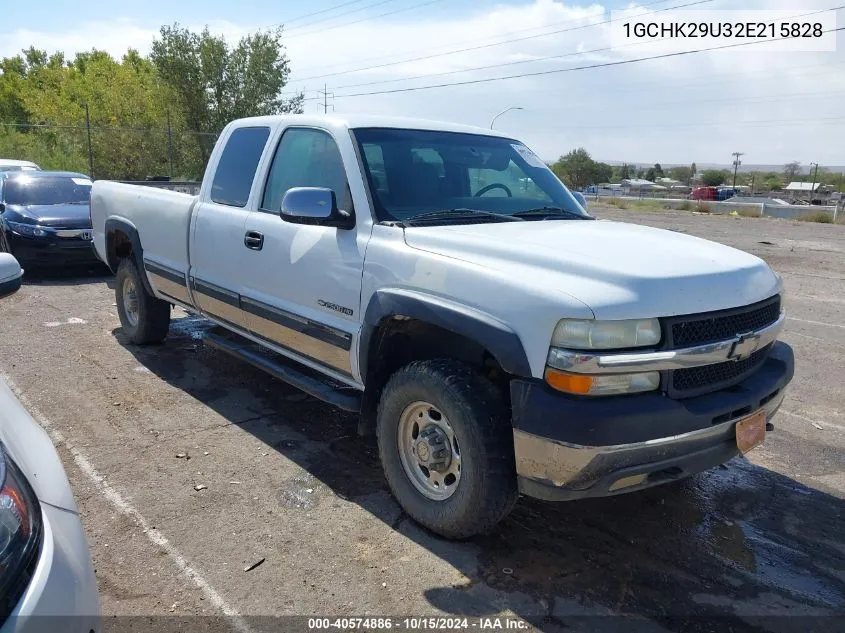 2002 Chevrolet Silverado 2500Hd Ls VIN: 1GCHK29U32E215828 Lot: 40574886