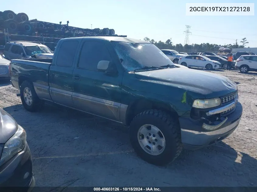 2002 Chevrolet Silverado 1500 Ls VIN: 2GCEK19TX21272128 Lot: 40603126