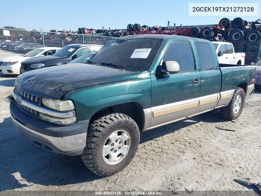 2002 Chevrolet Silverado 1500 Ls VIN: 2GCEK19TX21272128 Lot: 40603126