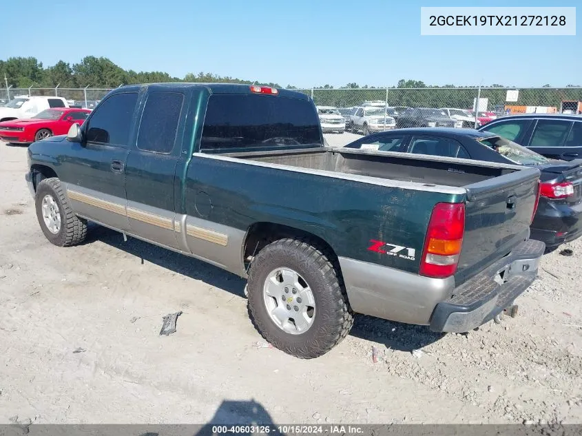 2002 Chevrolet Silverado 1500 Ls VIN: 2GCEK19TX21272128 Lot: 40603126