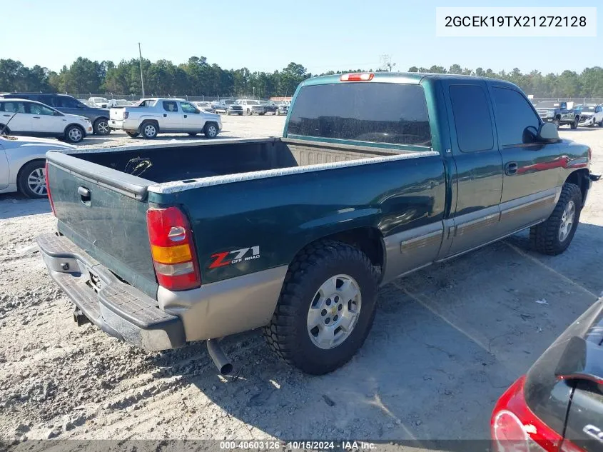 2002 Chevrolet Silverado 1500 Ls VIN: 2GCEK19TX21272128 Lot: 40603126