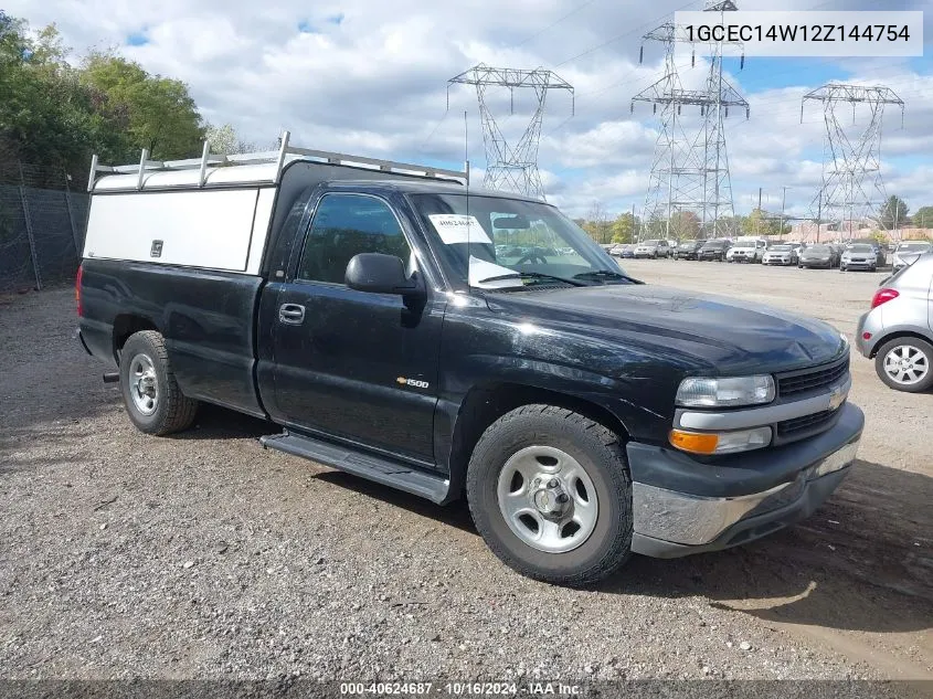 2002 Chevrolet Silverado 1500 Commercial VIN: 1GCEC14W12Z144754 Lot: 40624687