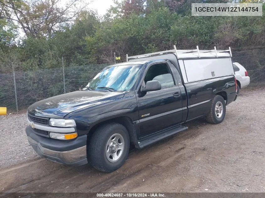 2002 Chevrolet Silverado 1500 Commercial VIN: 1GCEC14W12Z144754 Lot: 40624687