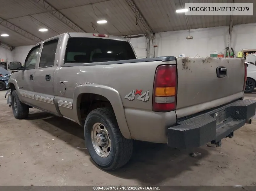 2002 Chevrolet Silverado 1500Hd Ls VIN: 1GCGK13U42F124379 Lot: 40679707