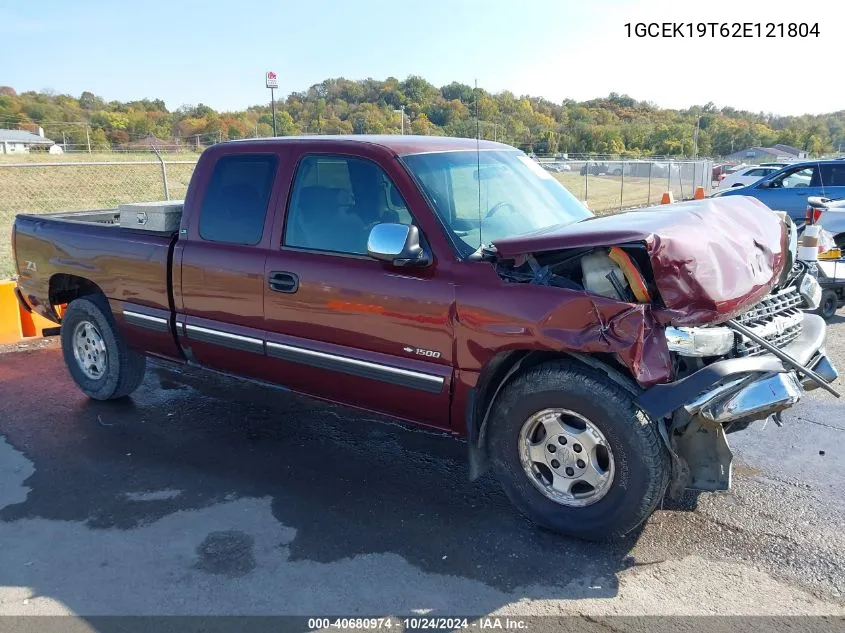 2002 Chevrolet Silverado 1500 Ls VIN: 1GCEK19T62E121804 Lot: 40680974