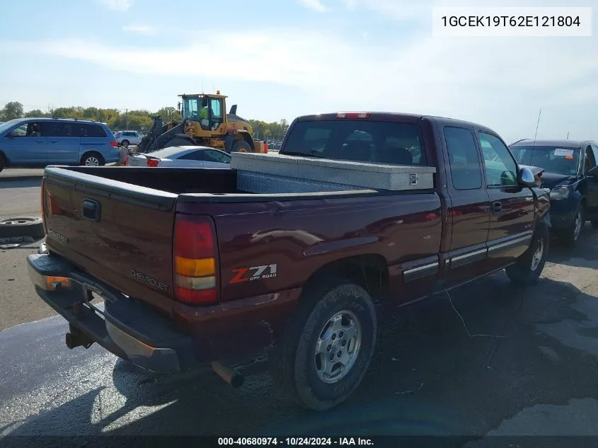 2002 Chevrolet Silverado 1500 Ls VIN: 1GCEK19T62E121804 Lot: 40680974