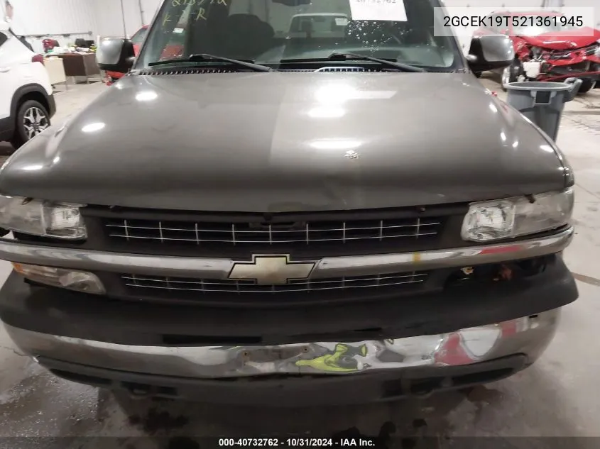 2GCEK19T521361945 2002 Chevrolet Silverado 1500 Ls