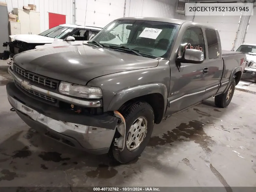 2002 Chevrolet Silverado 1500 Ls VIN: 2GCEK19T521361945 Lot: 40732762