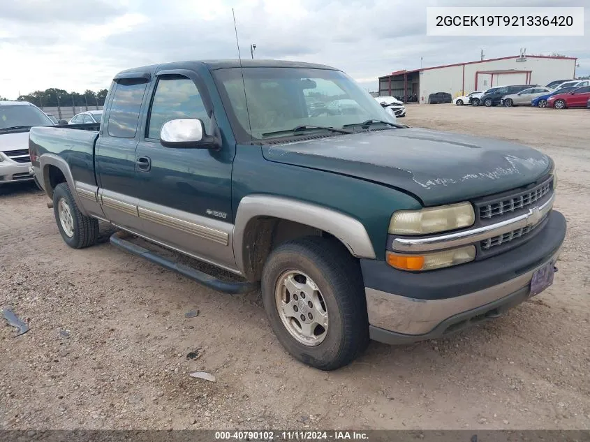 2002 Chevrolet Silverado 1500 Ls VIN: 2GCEK19T921336420 Lot: 40790102