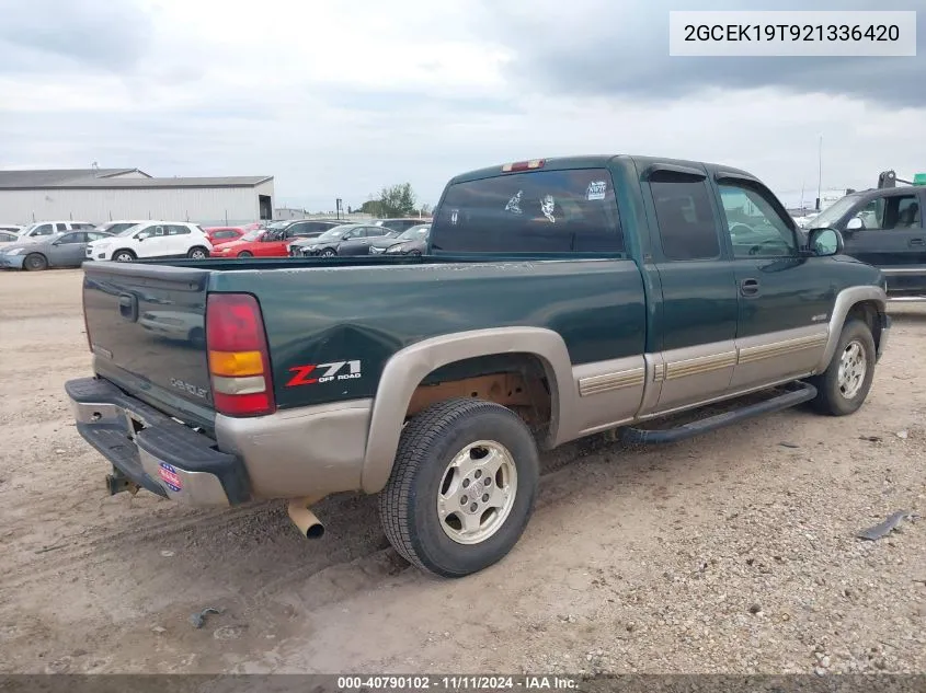 2002 Chevrolet Silverado 1500 Ls VIN: 2GCEK19T921336420 Lot: 40790102