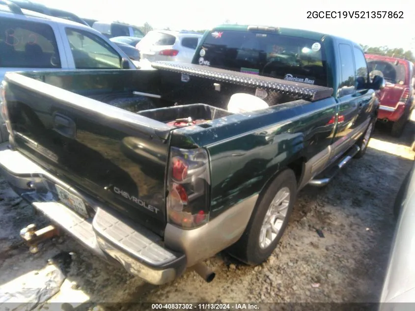 2002 Chevrolet Silverado 1500 Ls VIN: 2GCEC19V521357862 Lot: 40837302