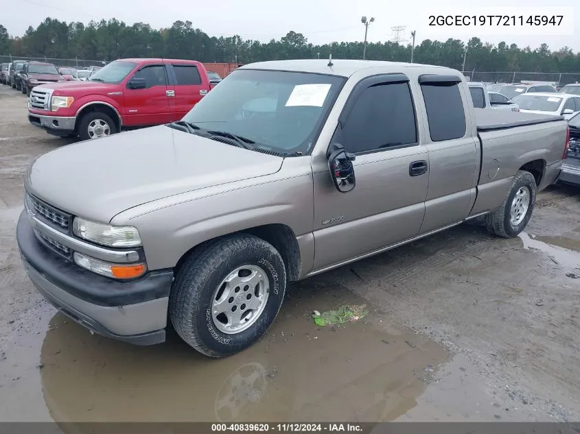 2GCEC19T721145947 2002 Chevrolet Silverado 1500 Lt