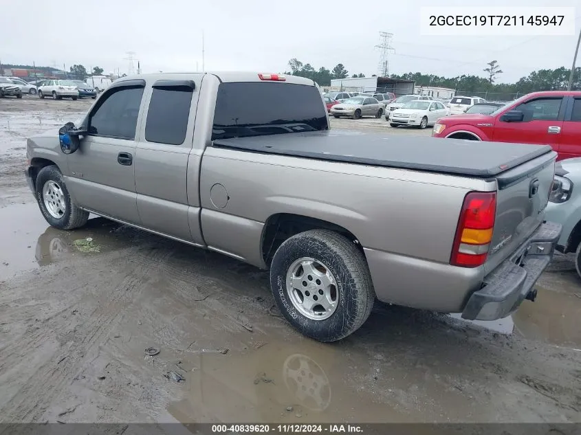 2GCEC19T721145947 2002 Chevrolet Silverado 1500 Lt