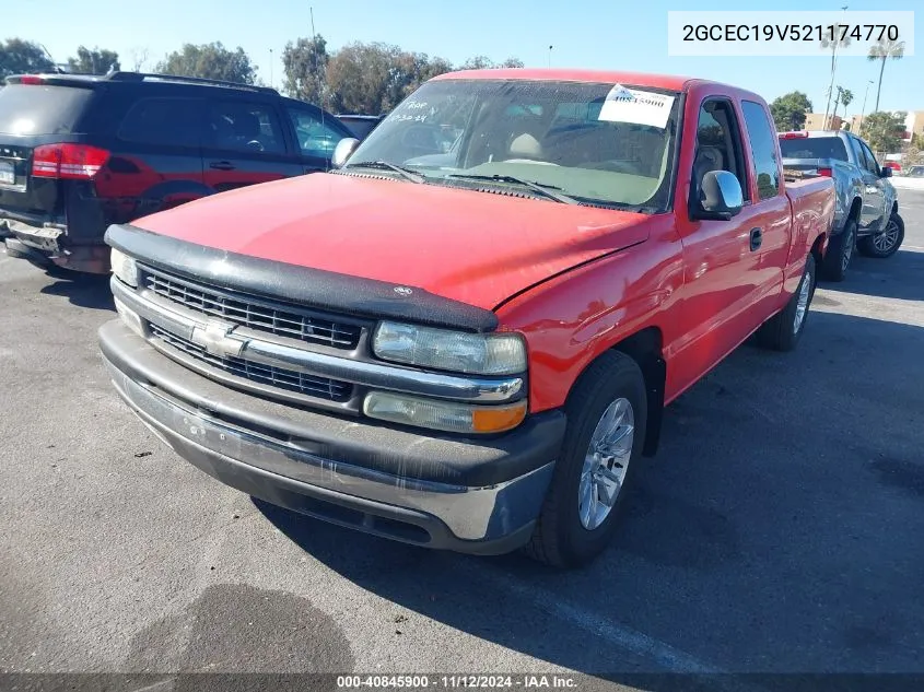 2GCEC19V521174770 2002 Chevrolet Silverado 1500 Ls