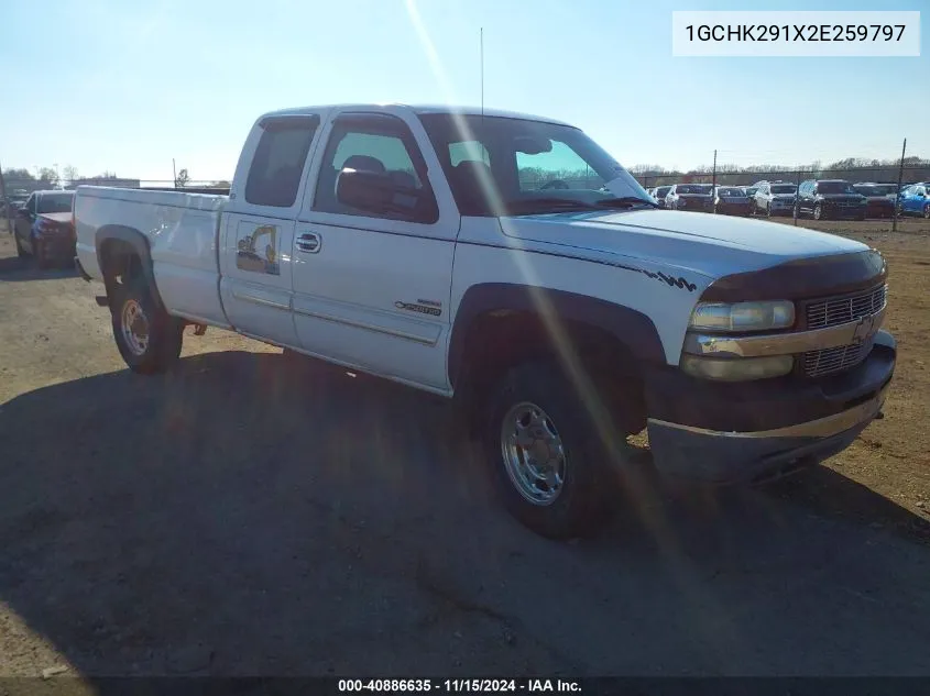 2002 Chevrolet Silverado 2500Hd Ls VIN: 1GCHK291X2E259797 Lot: 40886635