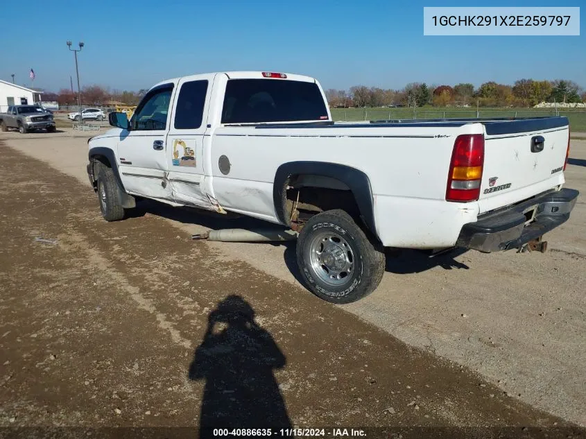 2002 Chevrolet Silverado 2500Hd Ls VIN: 1GCHK291X2E259797 Lot: 40886635