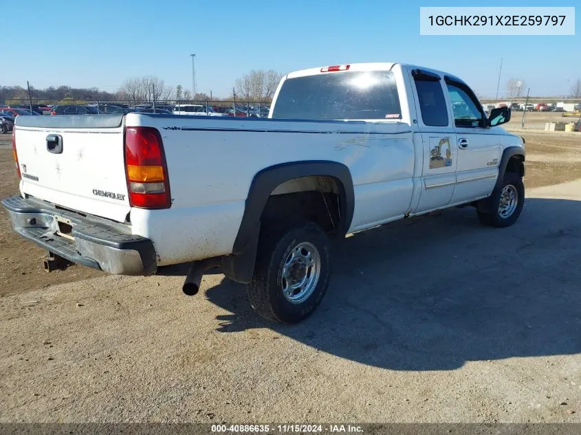 2002 Chevrolet Silverado 2500Hd Ls VIN: 1GCHK291X2E259797 Lot: 40886635