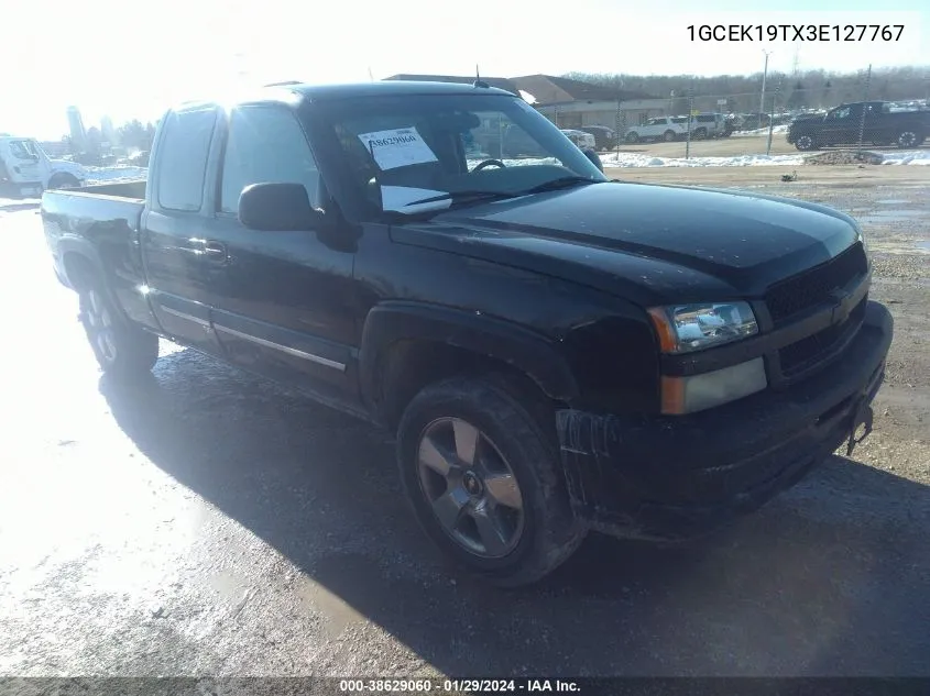 2003 Chevrolet Silverado 1500 Lt VIN: 1GCEK19TX3E127767 Lot: 38629060