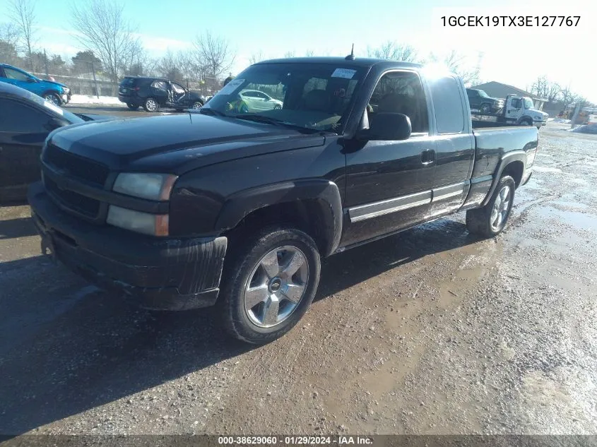 2003 Chevrolet Silverado 1500 Lt VIN: 1GCEK19TX3E127767 Lot: 38629060