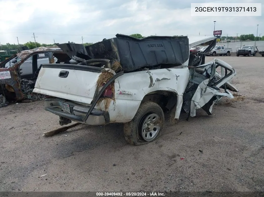 2GCEK19T931371413 2003 Chevrolet Silverado 1500 Ls