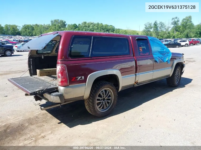 2003 Chevrolet Silverado 1500 Ls VIN: 2GCEK19V631375128 Lot: 39756220