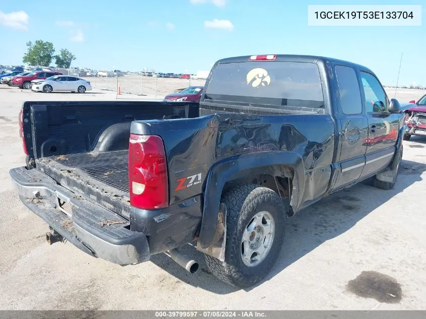 2003 Chevrolet Silverado 1500 Ls VIN: 1GCEK19T53E133704 Lot: 39799597