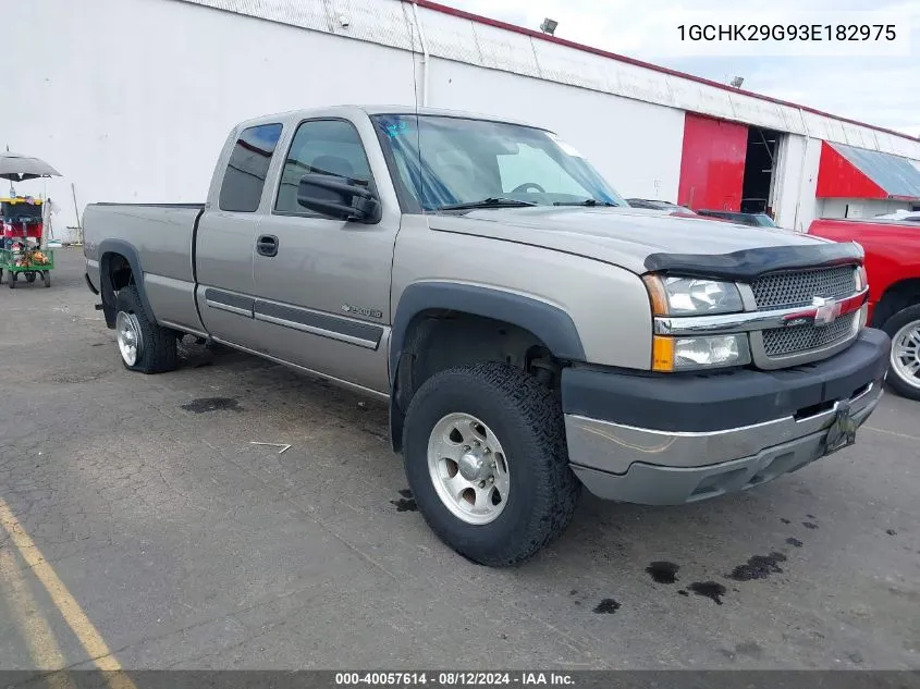 2003 Chevrolet Silverado 2500Hd VIN: 1GCHK29G93E182975 Lot: 40057614