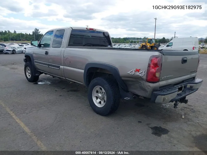 1GCHK29G93E182975 2003 Chevrolet Silverado 2500Hd