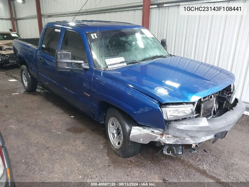 1GCHC23143F108441 2003 Chevrolet Silverado 2500Hd Ls