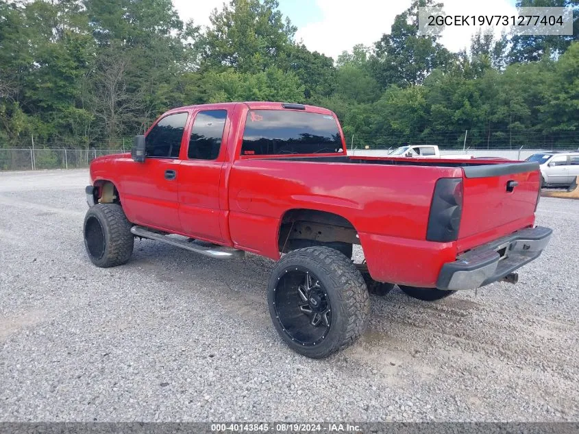 2003 Chevrolet Silverado 1500 VIN: 2GCEK19V731277404 Lot: 40143845