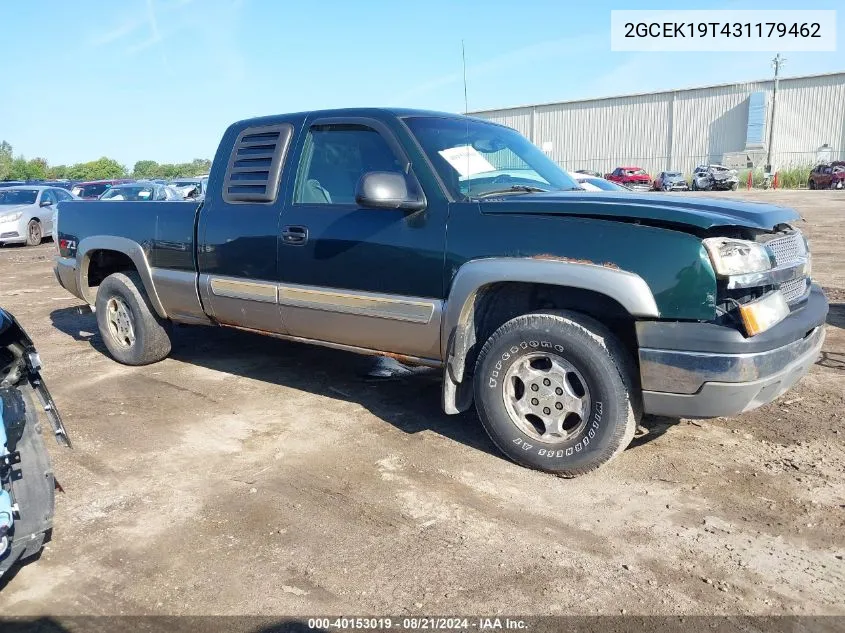 2003 Chevrolet Silverado 1500 Ls VIN: 2GCEK19T431179462 Lot: 40153019