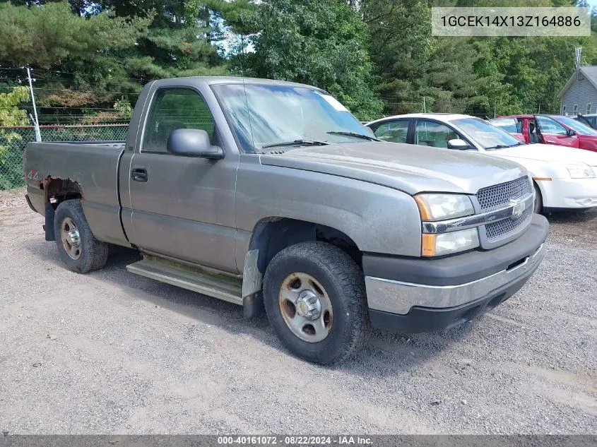 2003 Chevrolet Silverado 1500 VIN: 1GCEK14X13Z164886 Lot: 40161072