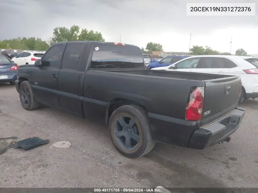 2003 Chevrolet Silverado Ss Ss VIN: 2GCEK19N331272376 Lot: 40171705