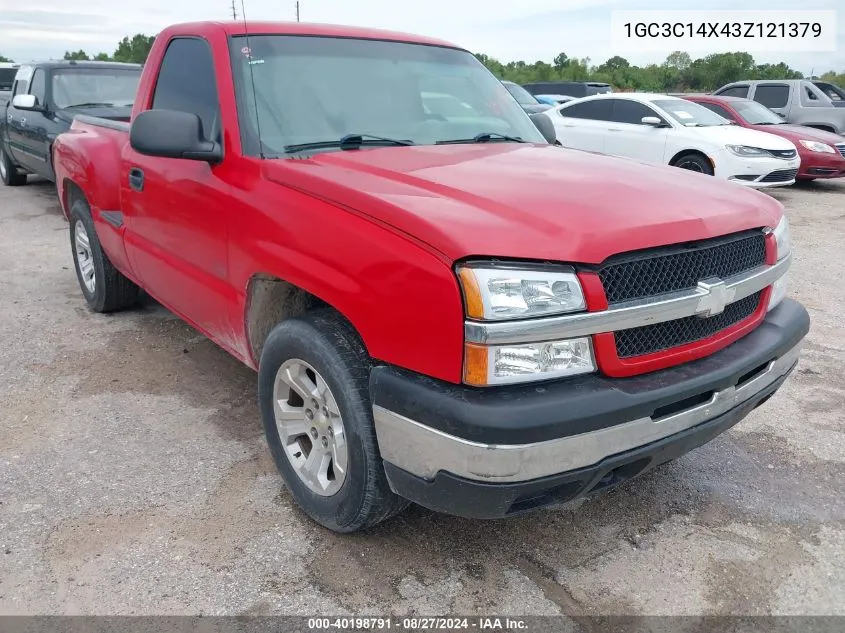 1GC3C14X43Z121379 2003 Chevrolet Silverado 1500