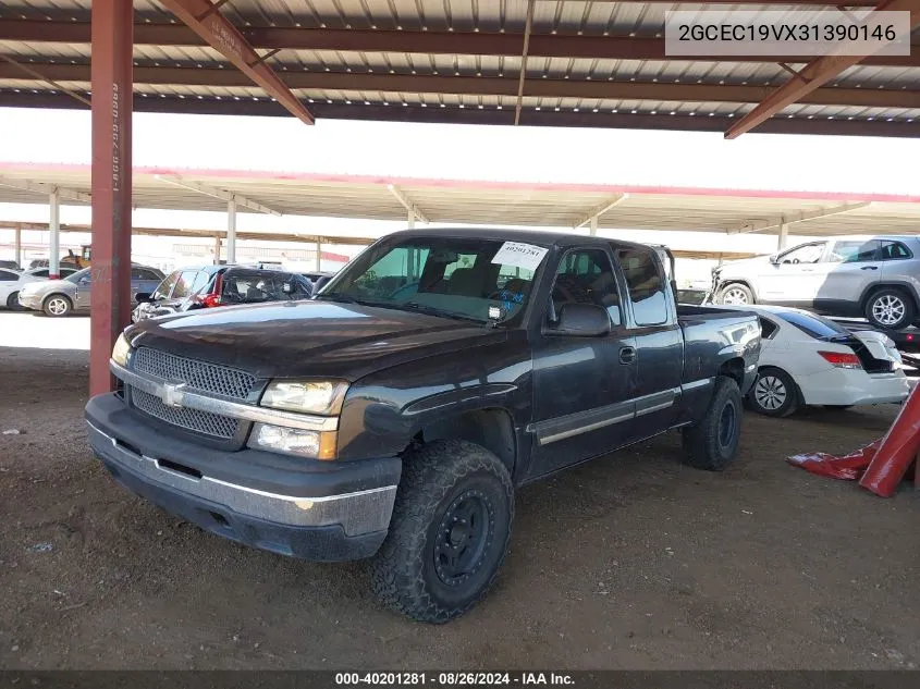 2003 Chevrolet Silverado 1500 Ls VIN: 2GCEC19VX31390146 Lot: 40201281