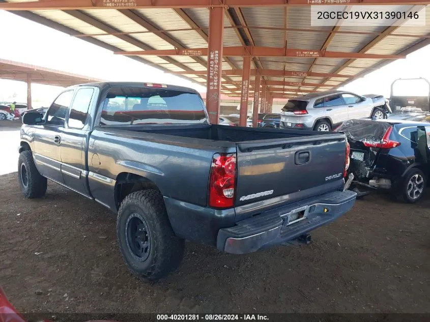 2003 Chevrolet Silverado 1500 Ls VIN: 2GCEC19VX31390146 Lot: 40201281