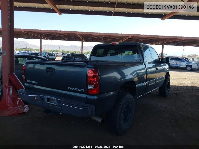 2003 Chevrolet Silverado 1500 Ls VIN: 2GCEC19VX31390146 Lot: 40201281