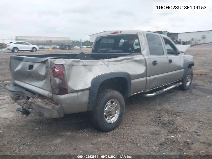 2003 Chevrolet Silverado 2500Hd VIN: 1GCHC23U13F109153 Lot: 40252974