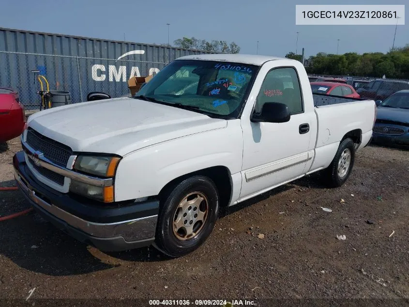 2003 Chevrolet Silverado 1500 Ls VIN: 1GCEC14V23Z120861 Lot: 40311036