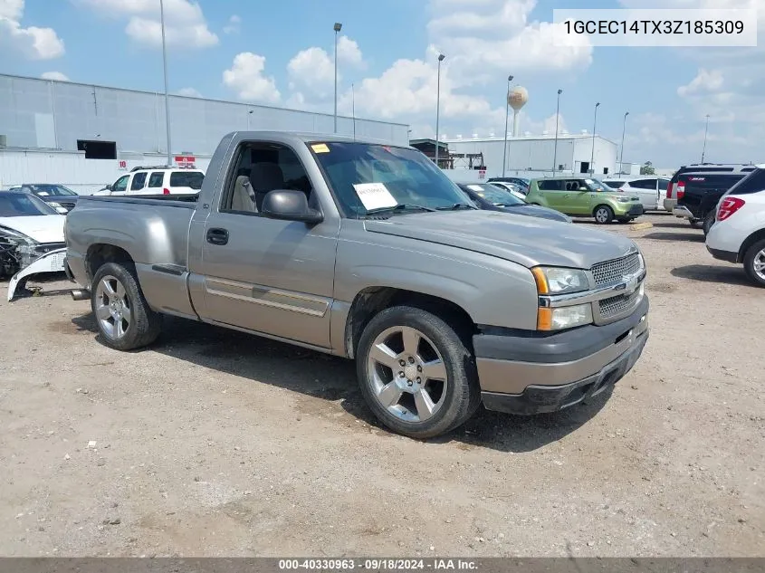 2003 Chevrolet Silverado 1500 Ls VIN: 1GCEC14TX3Z185309 Lot: 40330963