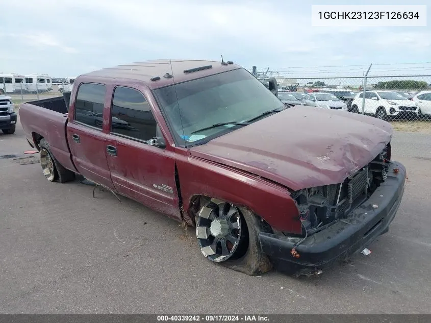 2003 Chevrolet Silverado 2500Hd Lt VIN: 1GCHK23123F126634 Lot: 40339242