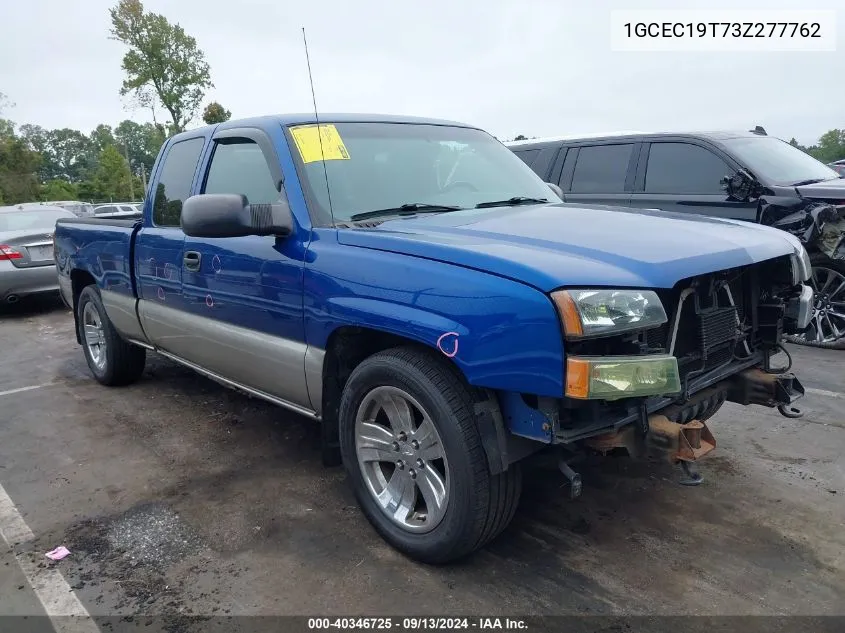 2003 Chevrolet Silverado 1500 Ls VIN: 1GCEC19T73Z277762 Lot: 40346725