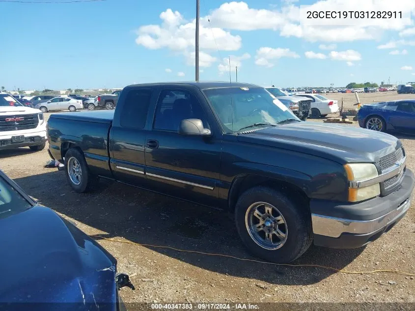 2003 Chevrolet Silverado 1500 Ls VIN: 2GCEC19T031282911 Lot: 40347383