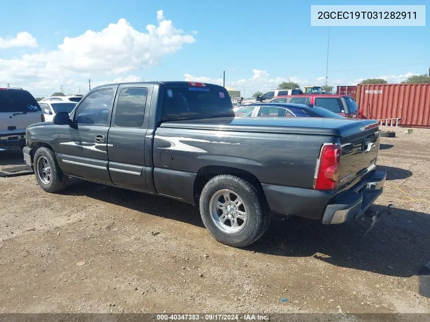 2003 Chevrolet Silverado 1500 Ls VIN: 2GCEC19T031282911 Lot: 40347383