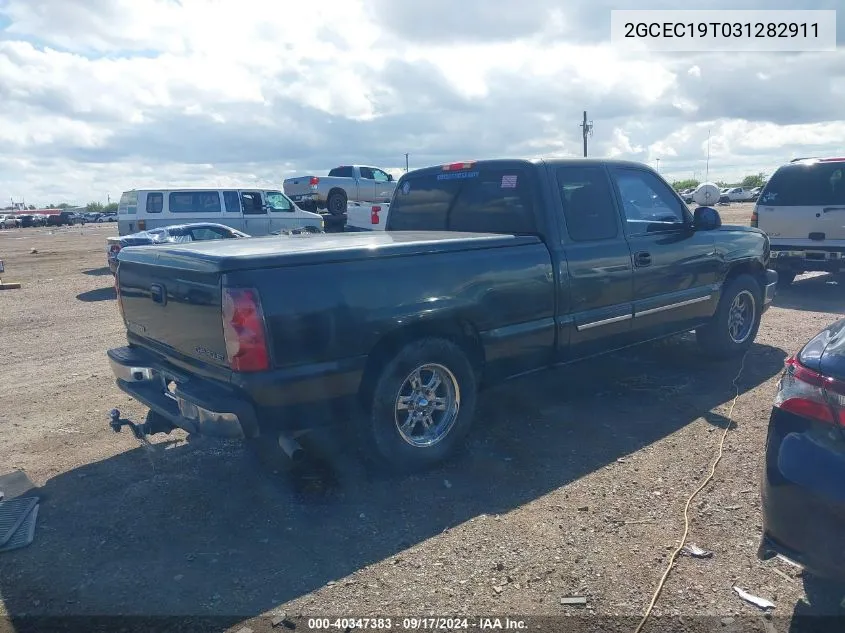 2003 Chevrolet Silverado 1500 Ls VIN: 2GCEC19T031282911 Lot: 40347383