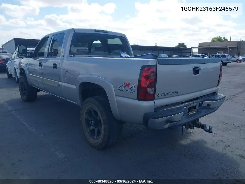 2003 Chevrolet Silverado K2500 Heavy Duty VIN: 1GCHK23163F246579 Lot: 40348020