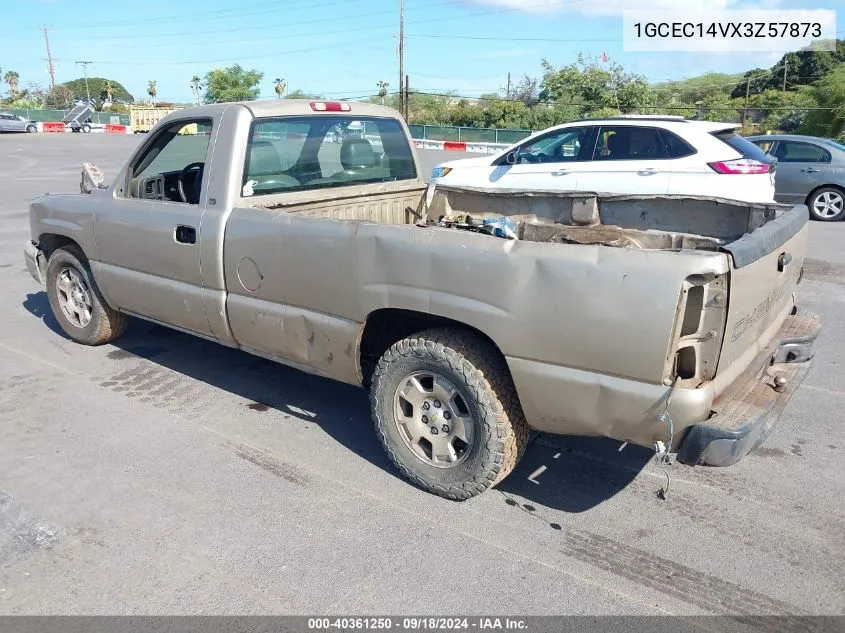 2003 Chevrolet Silverado 1500 VIN: 1GCEC14VX3Z57873 Lot: 40361250