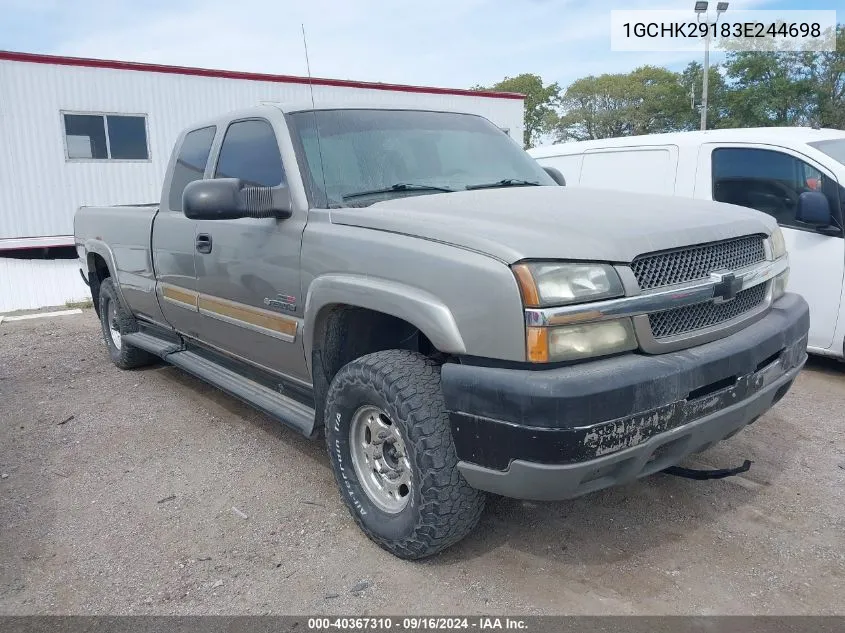 2003 Chevrolet Silverado 2500Hd Ls VIN: 1GCHK29183E244698 Lot: 40367310