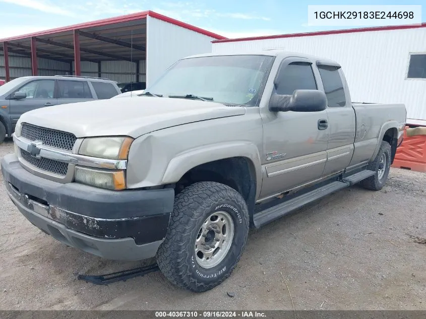 2003 Chevrolet Silverado 2500Hd Ls VIN: 1GCHK29183E244698 Lot: 40367310