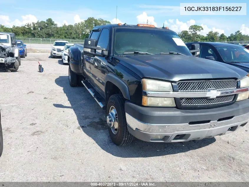 2003 Chevrolet Silverado K3500 VIN: 1GCJK33183F156227 Lot: 40372073